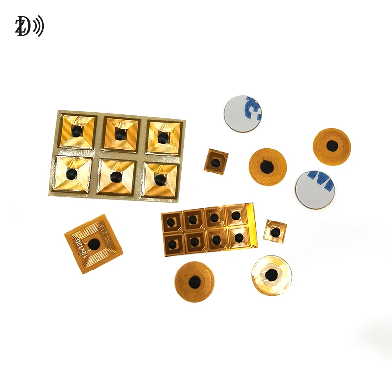 Factory RFID Microchip 6mm Round Customized 13.56MHz Smart NFC RFID FPC Mini Tags