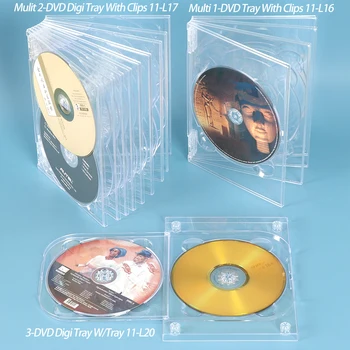 Clear Double DVD Digipacks | Custom CD & DVD Cases | Eco-Friendly
