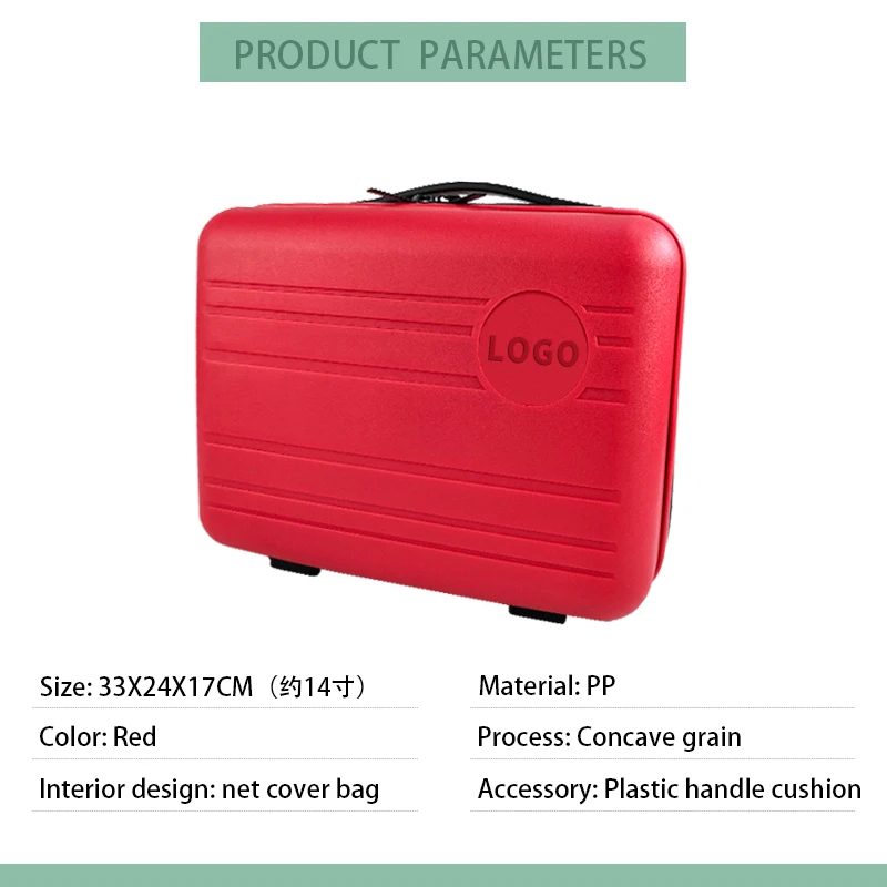 Mini Suitcase Custom Zipper Large Capacity ABS Luggage Case Portable Travel Carrying Hand Box ABS Luggage Case factory