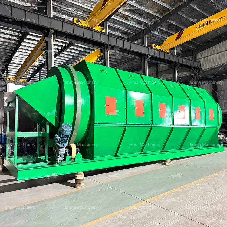 Municipal Solid Waste Separator Trommel Screen Compost
