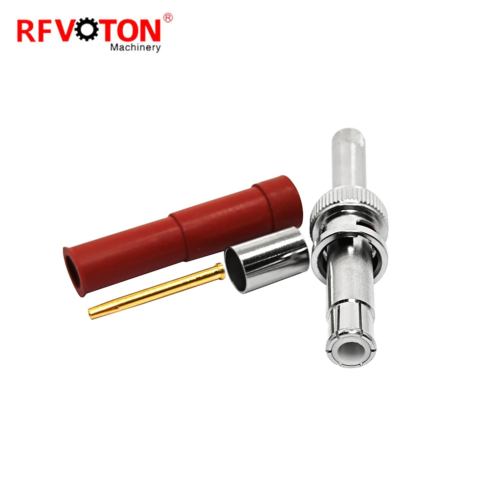 Factory SHV Male Plug High Voltage Crimp 10000V 10K for Rg6 LMR300 Cable Rf Coaxial Connector (Rf) Converter Connecteur Rohs