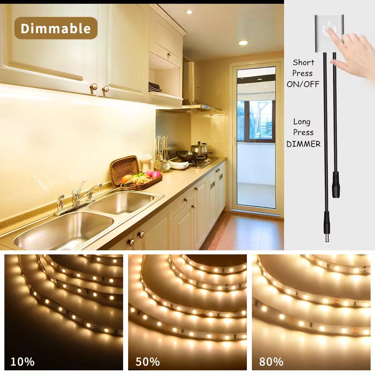 DC 12V/24V IR Motion Sensor Touch Dimmable Switch Sensor for Led Light