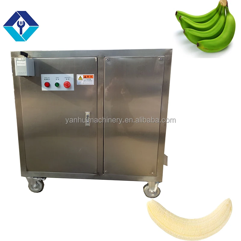 Industrial Banana Peeler for Peeling Green Bananas, Ripe Bananas & Plantain