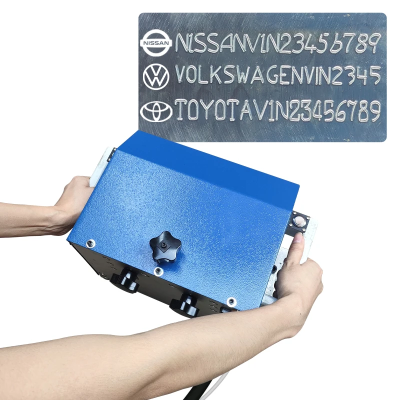 ZX Name Plate Chassis Number Portable VIN Code Marking Machine