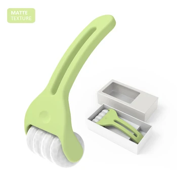 Everyday Home Use Beauty Equipment-Facial Green Ice Roller for Eye Face Body Massage Wrinkles Reduction and Puffines