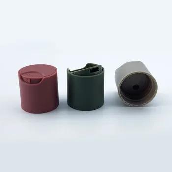 Wholesale 24mm & 28mm Plastic Disc Top Cap Easy Open Cream Containers for Cosmetic Jars PP Material