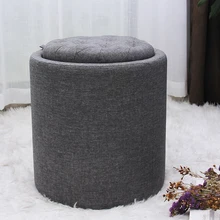 Stool New Sale Dining Round Modern Indoor Home Luxury Foot Step Living Room Furniture Gold Metal Velvet Ottoman Stools