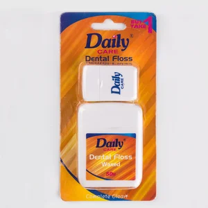 Daily Care Custom Private Label Oral Hygiene Colored Dental Floss Wholesale for Hotels 10m
