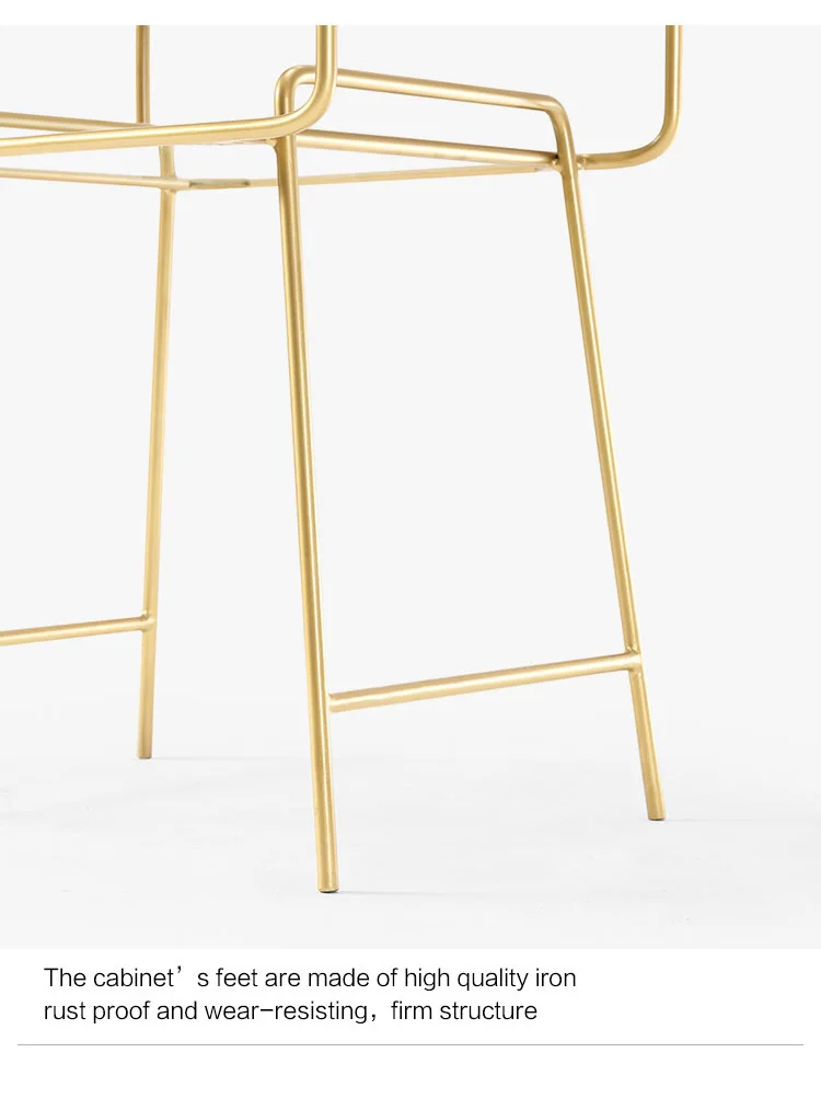 Linsy Modern Luxury Nordic Bed Side Table Glass Gold Comodini French Bedside Lamp Table Organiser Night Stand Bedroom EO1B