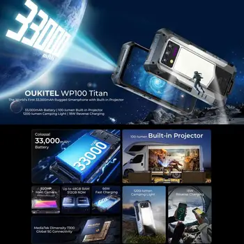 スマートフォン本体 OUKITEL WP100 Titan 81ysOhi6H1L._AC_UF350,