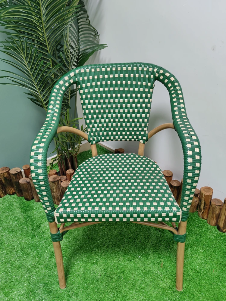 Manufacturer New Products Hot Selling High Quality Woven Beach Garden Terrace Modern Colorful Furniture Outdoor Rattan Chair