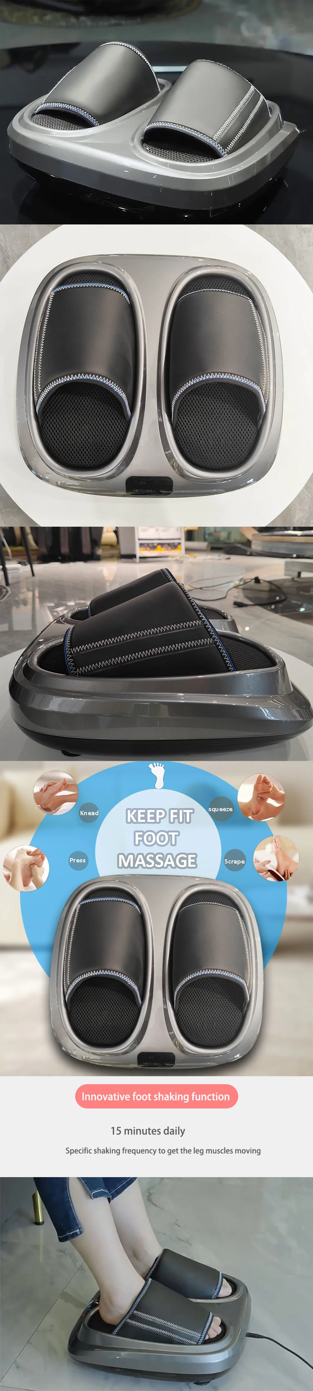 product 2025 zhejiang electric foot massager machine factory wholesale lymphatic drainage vibrating feature-1