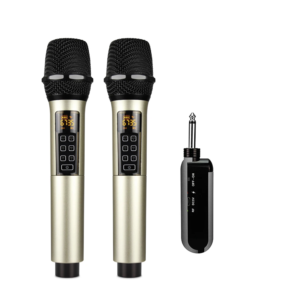 
 Беспроводной смарт-микрофон для пения с регулировкой громкости  