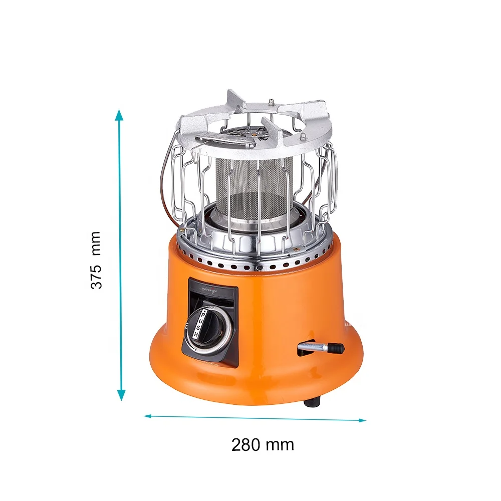 Portable Freestanding Butane Gas Heater with Ceramic Burner for Outdoor Camping RV & Industrial Use