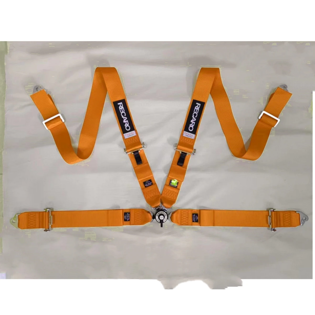 New Style 3 Inch 4-Point RECARO Polyester Seat Belt Quick Release Car Safety Racing Harness