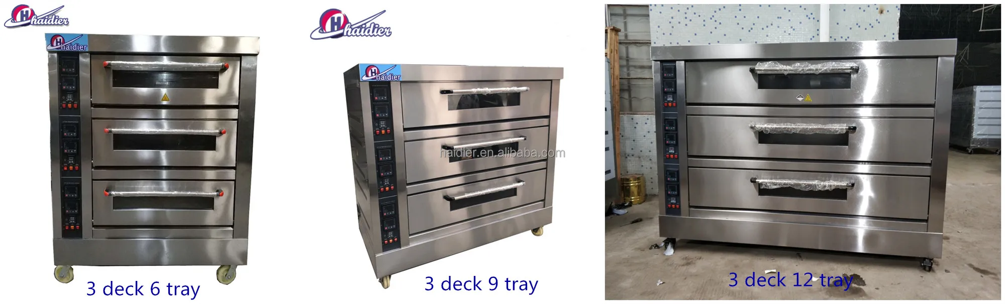 Bread Loader Haidier 3 Deck Bread Oven - Efficient Baking Solutions