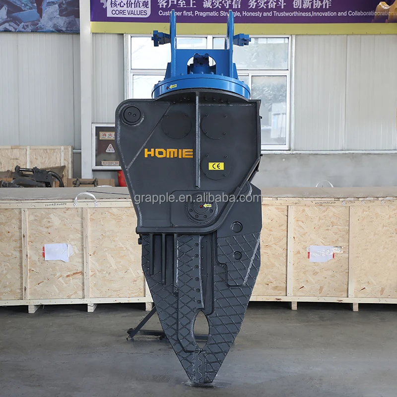 HOMIE Scrap Car Dismantling Plier Dismantle Waste Vehicle with Hold Stable 20ton 30ton Excavators