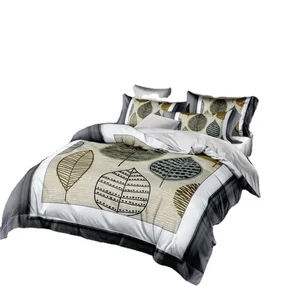 Factory Direct Sale Digital Printing Floral Bedding Sets Microfiber Floral Design Duvet Cover for Bedroom