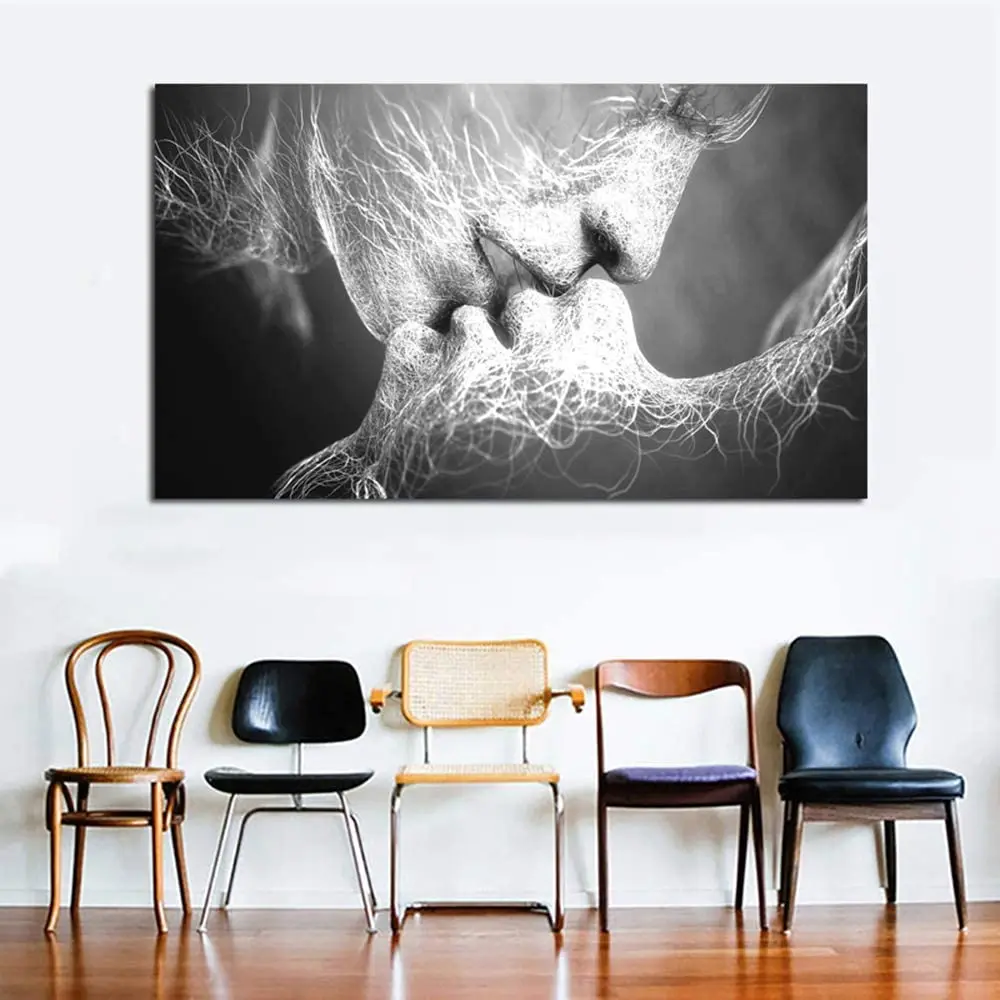 3-teilige Leinwand-Wandkunst In Türkis & Schwarz-Weiß – Moderne Landschaftsbilder Für Wohnzimmer, Büro & Bad