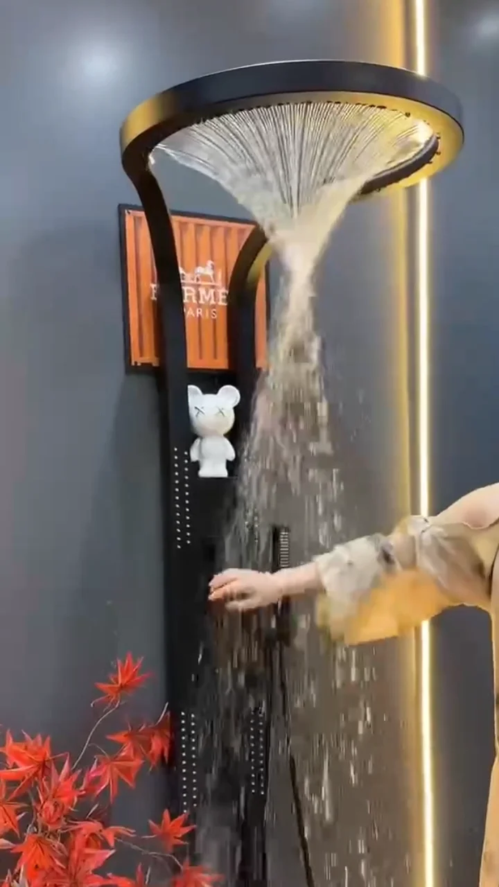 Tiktok Hot Selling Wall Mounted Dual Handle Rain Bath Shower System