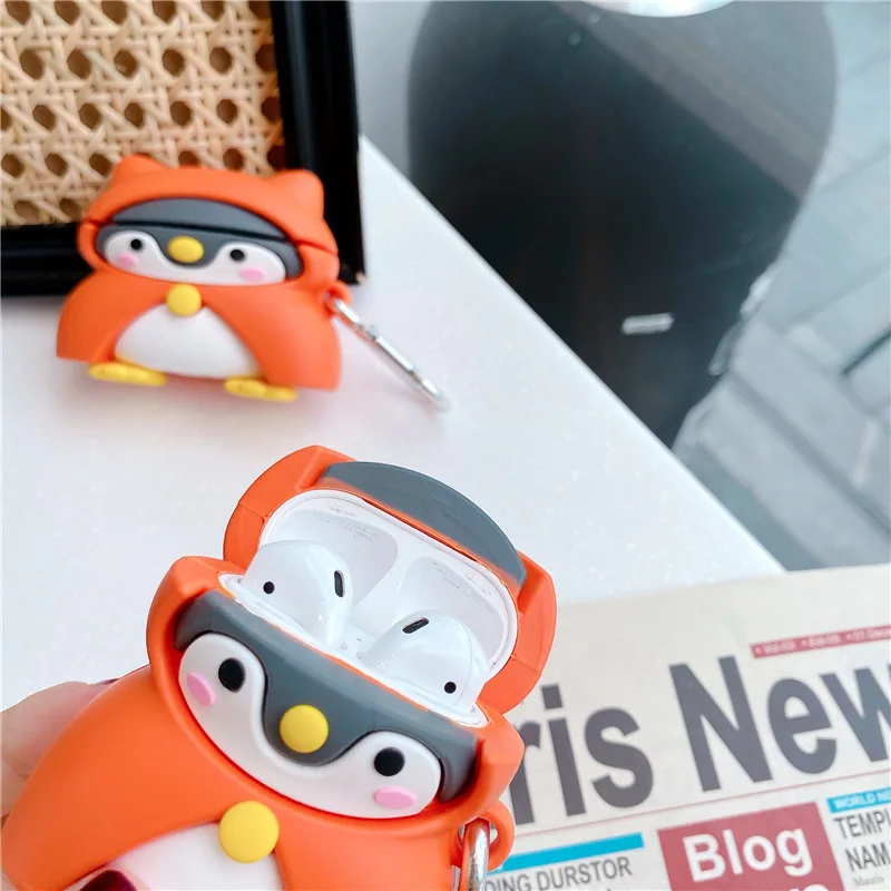 Wholesale 3D Cute Cartoon Designer Silicone Earphone Cover For