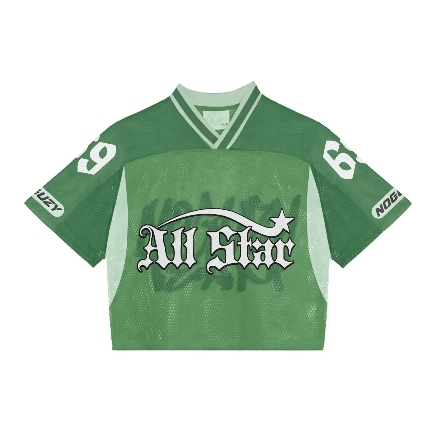 Custom Streetwear Design Classic V Neck Screen Print Cropped Retro Mesh Foot Ball Baseball Soccer Football Jersey Shirts for Men gallery 12