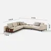Canapé en forme de L 3,75*3,35 m B