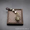 Lucky Toad (White Bodhi Seed Pendant)