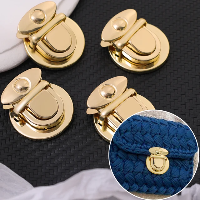 Bag Case Metal Lock Buckle Clasp for Handbags Shoulder Bags Purse Tote Accessories