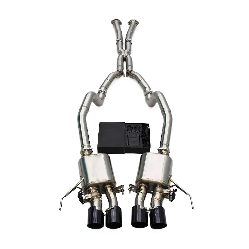 Racing Valved Catback Exhaust For Corvette C7 2013-2019 - High Flow Stainless Steel Exhaust System