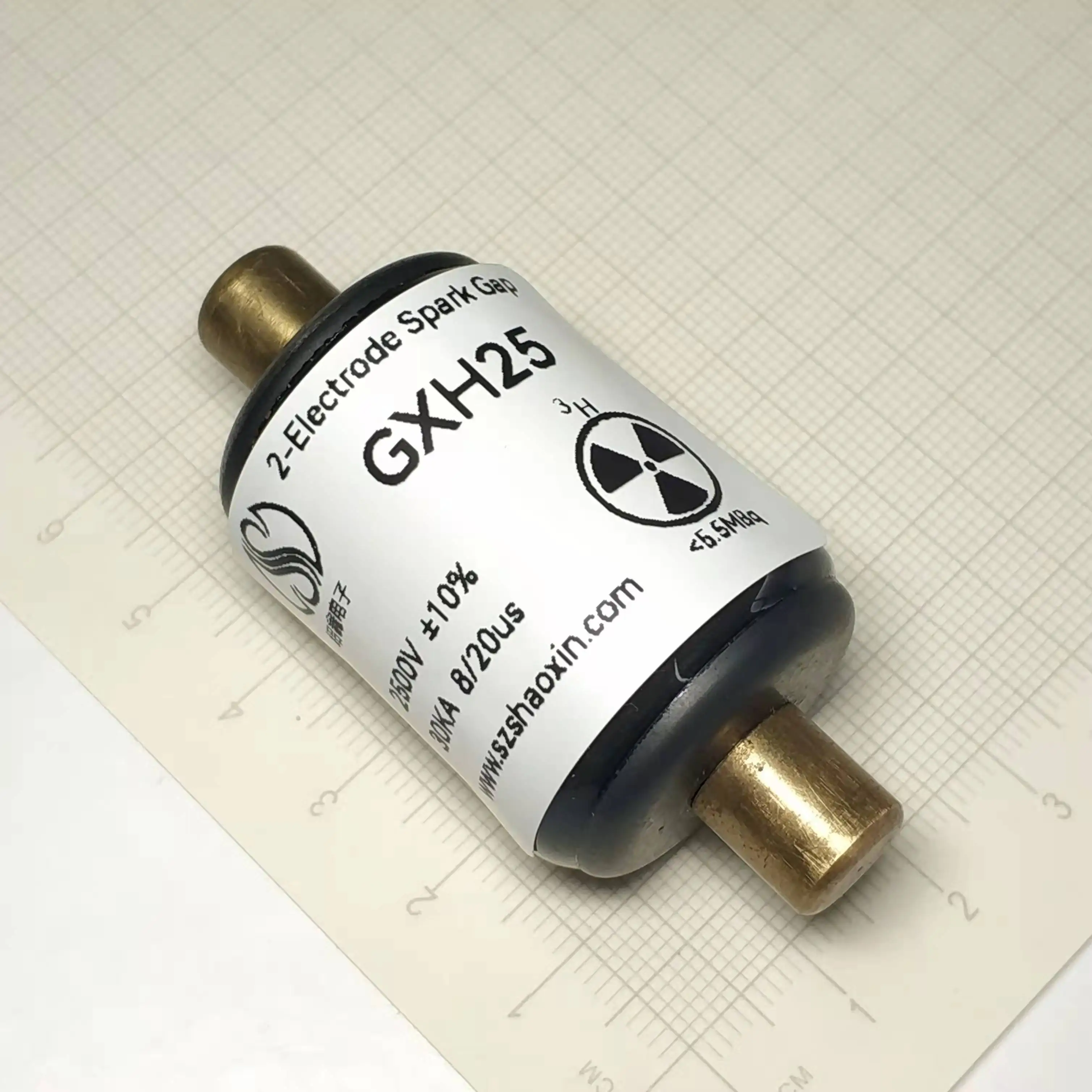 2electrode Spark Gaps High Current Discharge Tube 5000v To 12000v High