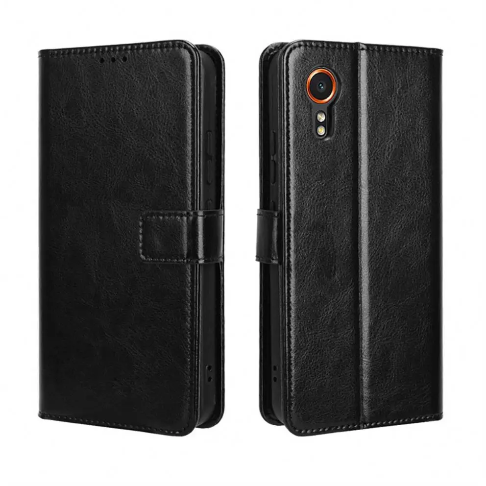 For Leather Business Design Shockproof Phone Cases for for Xcover 7 Anti-Fall Wallet Mobile Case SJK337