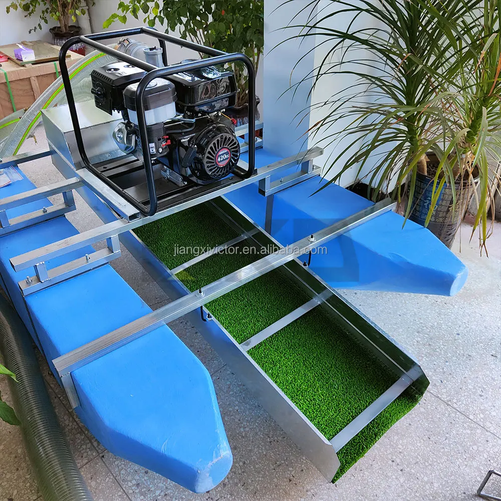 Mini Dredger Gold & Diamond Mining Dredge Boat Gasoline Gold Dredging Ship 2.5/3/4/6'' River Sand Gold Separator