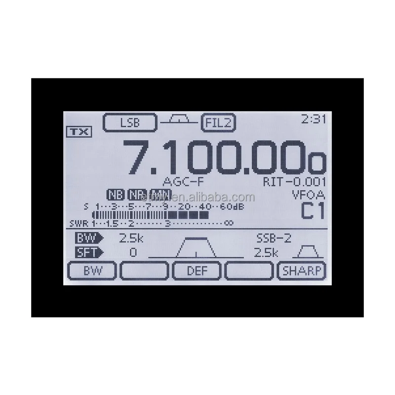 ICOM IC-7100 HF/VHF/UHF Transceiver - 100W Long Range Ham Radio