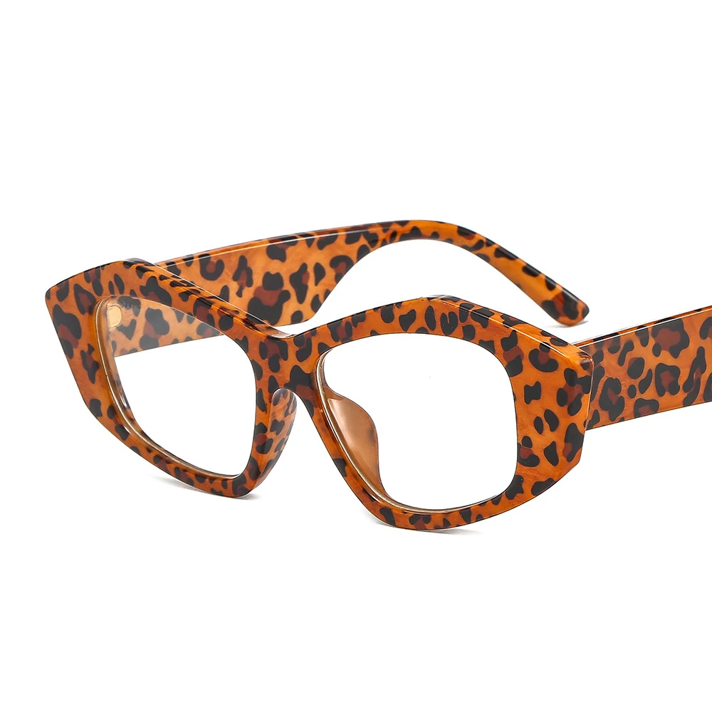 Zebra Print Glasses Fashionable Cat Eye Sunglasses