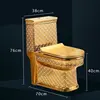 G-style general cap square gold toilet-400mm hole spacing