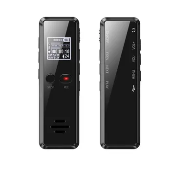 New professional Dictaphone VR106 Recording Double Microphone MP3 Player Voice Activated Recorder Noise Reduction Voice Recorder