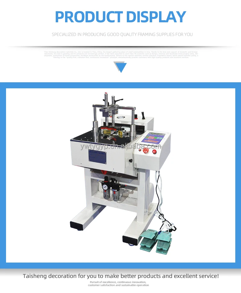 Tsj37 850 Automatic Picture Frame Joining Machine Frame Underpinner
