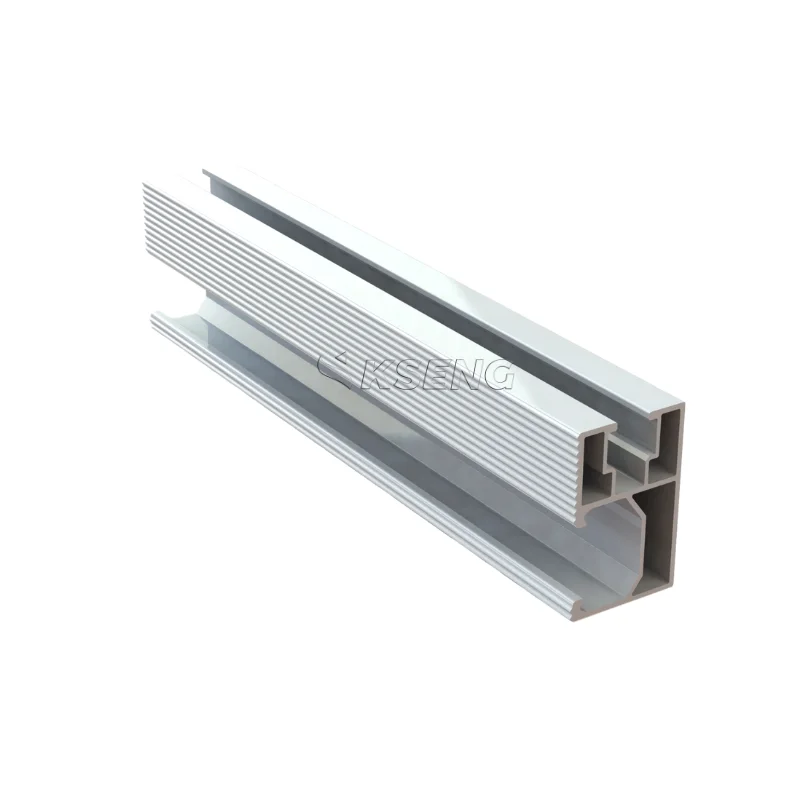 Simple Installation Aluminum Solar Mounting Rail Solar Panel Mounting System Accessories for Solar Rail Mount Installation
