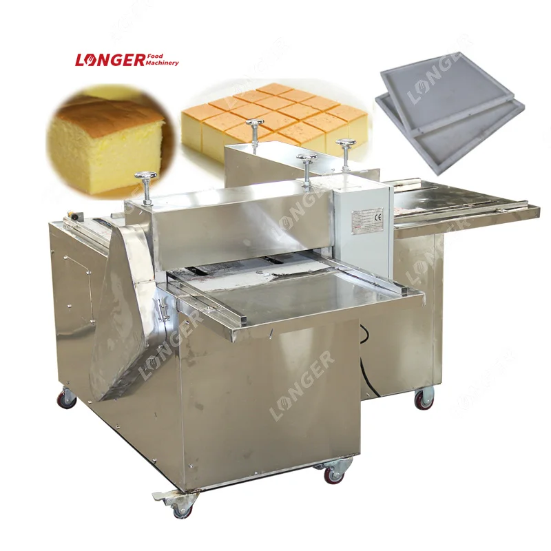Automatic Egg Crisp Cake Cutting Machine|Commercial Soft Bread Cube Dicing Machine
