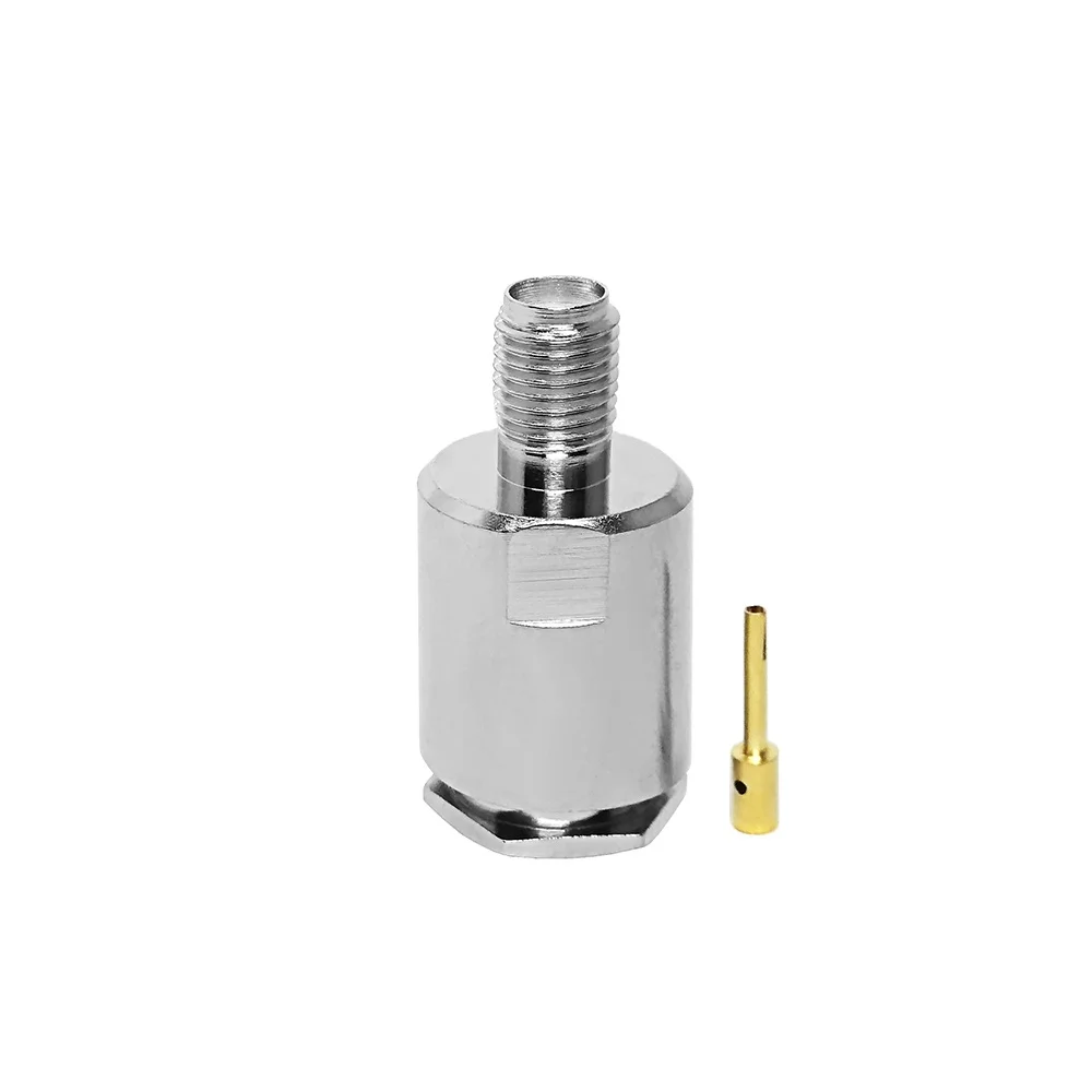 Factory directly SMA FEMALE SCREW CLAMP MOUNTING FOR WTR240 CABLE RF COAX CONNECTORS Converter connecteur