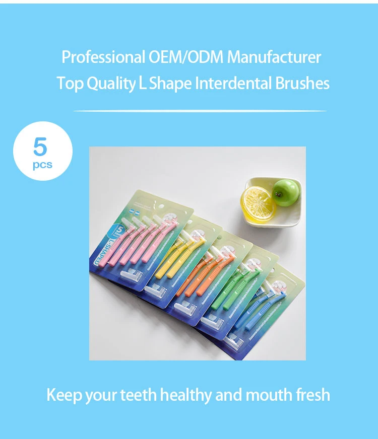 Interdental Brushes Push Pull Type Pencil Shape Interdental Brush Oem