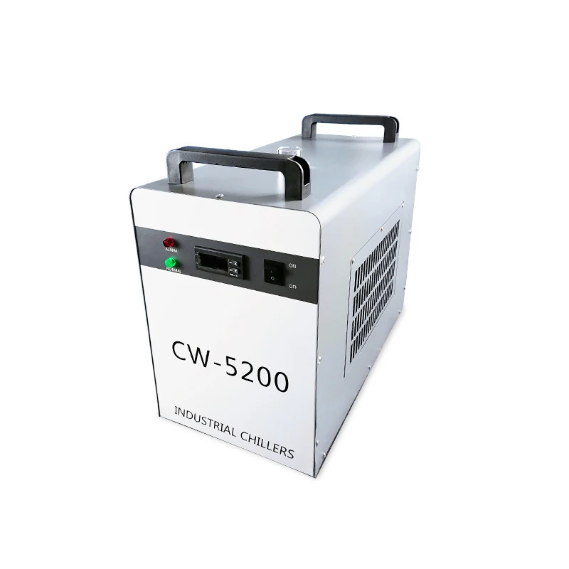 Хит продаж промышленный охлаждения лазерного станка Cw-5200AG водяное охлаждение машины охладитель воды CO2 лазерная трубка охладитель для станков с ЧПУ