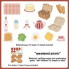 D Picnic de fin de semana - Blanco