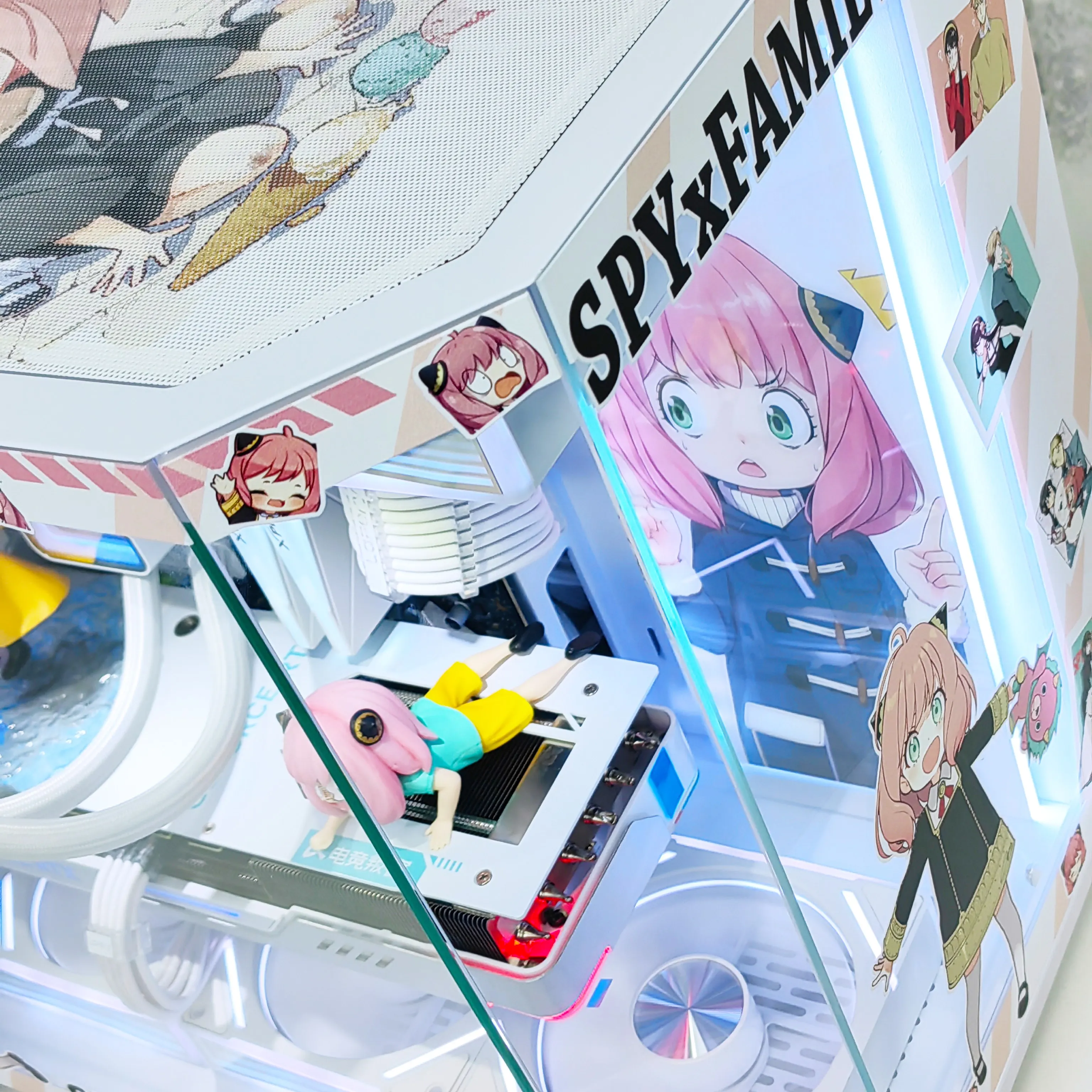 SPY×FAMILY アーニャ 限定PCケース X-GAMERX 白 mATX Excellent Quality Newest Design SPY FAMILY Anya M-Atx Gaming