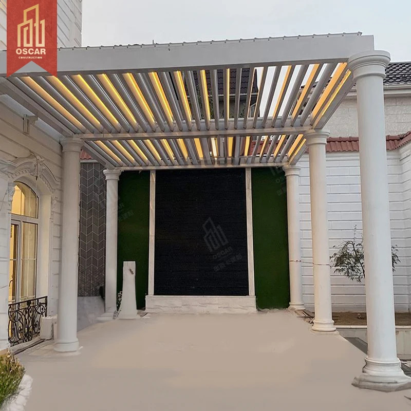 Intelligent Electric Folding Pergola - Waterproof & Sustainable