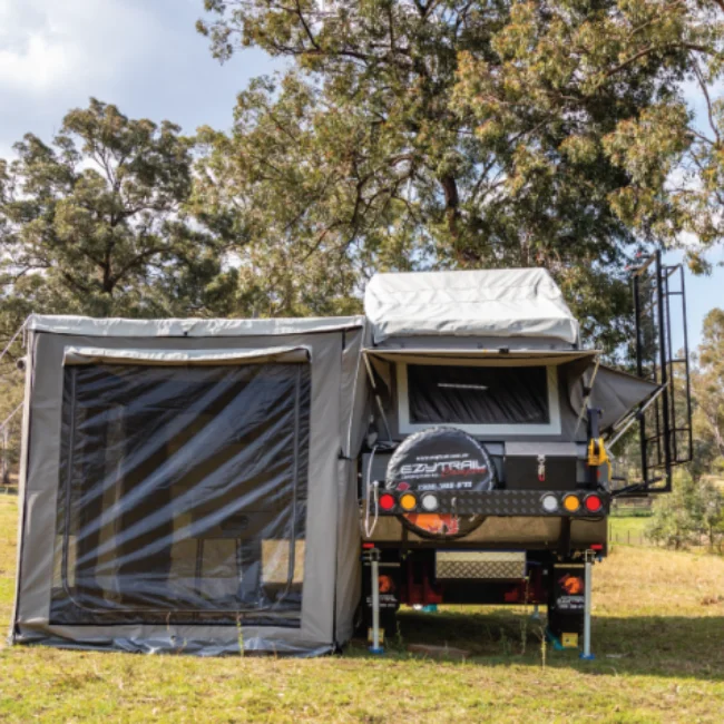 2023 Australian Caravan Rv Travel with Large Space and Allocation Motorcycle Camper Trailers for Sale