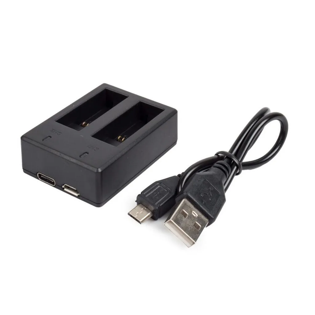 Patona USB Dual cargador para batería GoPro Hero5 Hero6 Hero7 Hero 5 Hero 6 Hero 7 black AABAT-001 