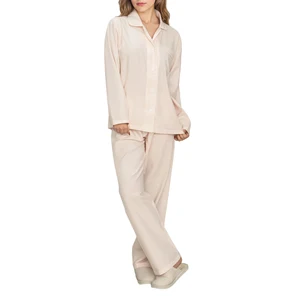 Pyjamas Cotton Flannel Women's Pijamas Bamboo Sleepwear Custom Pjs Lounge Wear Set Pajamas for Ladies