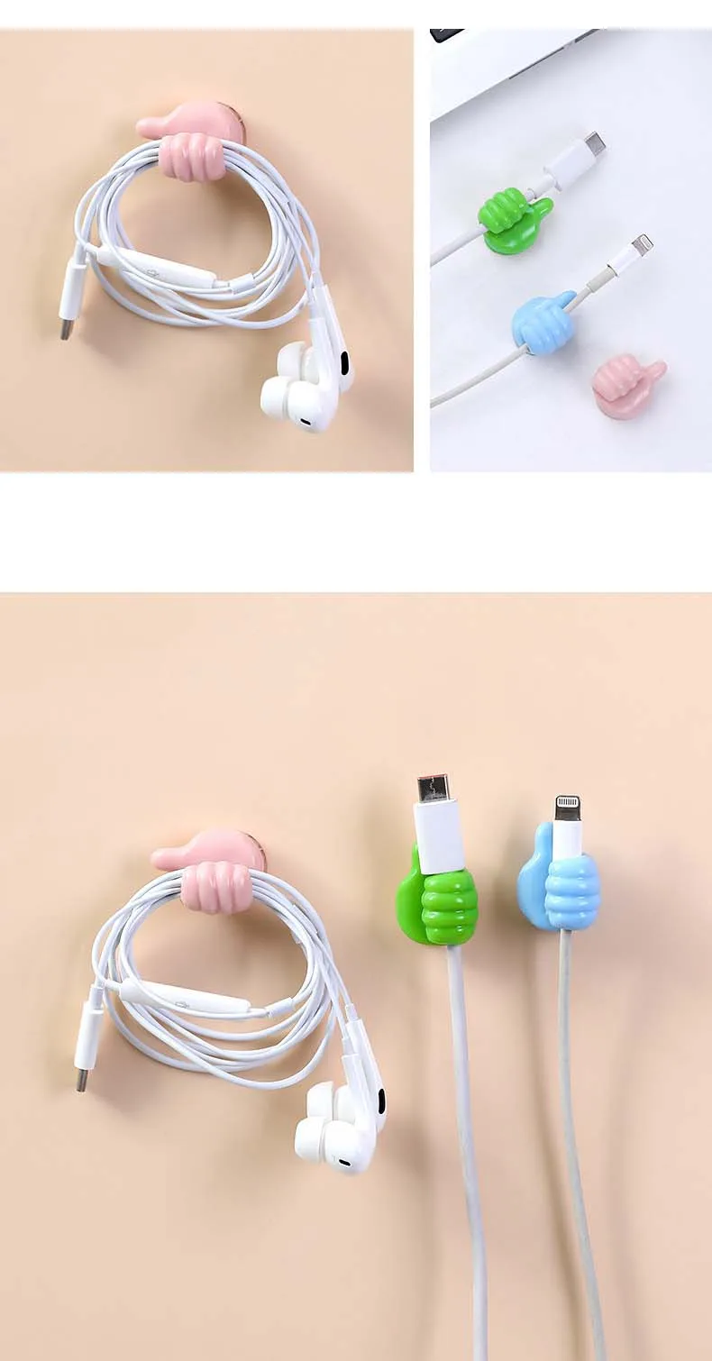 Creative thumb hook bathroom kitchen traceless hook no punching multifunctional data wire fixer supplier